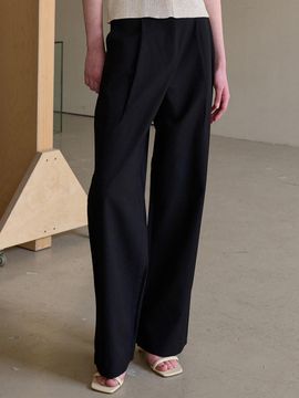 VOIEBIT for WOMEN High Rise Slacks_Black