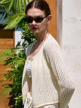 VOIEBIT for WOMEN Summer Open Layered Cardigan