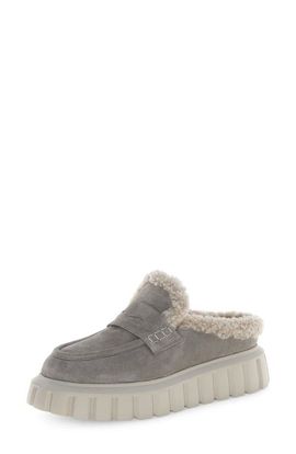 Voile Blanche Voile Blanche Grenelle Genuine Shearling Platform Mule