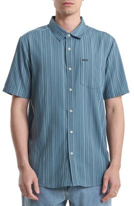 Volcom Volcom Jahstripe Short Sleeve Button-Up Shirt