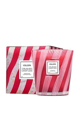 Voluspa Voluspa Crushed Candy Cane 3 Wick Hearth Candle