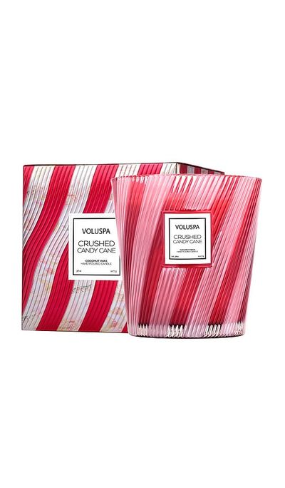 Voluspa Voluspa Crushed Candy Cane 3 Wick Hearth Candle