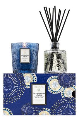 Voluspa Voluspa Mediterranean Lemon Candle & Diffuser Duo 