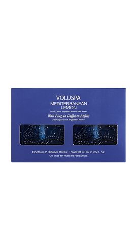 Voluspa Voluspa Mediterranean Lemon Wall Plugin Twin Refill Pack