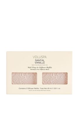 Voluspa Voluspa Santal Vanille Wall Plugin Twin Refill Pack