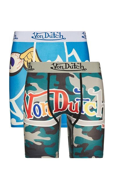 Von Dutch Von Dutch Camo 2 Pack Boxer Brief
