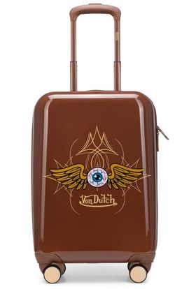 Von Dutch Von Dutch Eyeflight Expandable Hardside Spinner Carry-on Suitcase