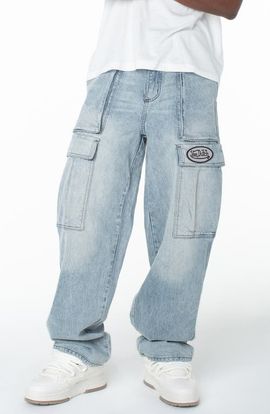 Von Dutch Von Dutch Outlaws Cargo Utility Baggy Jeans