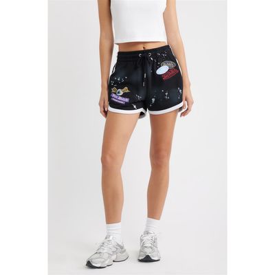 Von Dutch Von Dutch Spray Wash Patch Shorts
