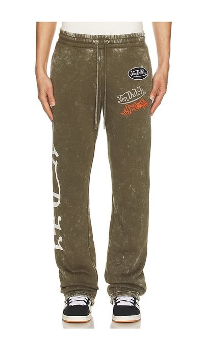 Von Dutch Von Dutch Stacked Flare Leg Joggers