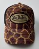 Von Dutch Von Dutch Vanimal Trucker Hat in Giraffe, Women's at Urban Outfitters - 1