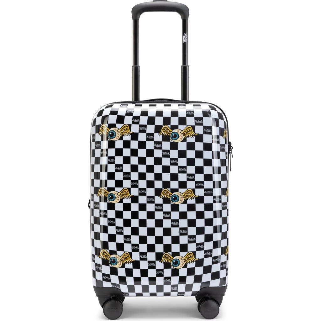Von Dutch Von Dutch Vision Board Expandable Hardside Spinner Carry-on Suitcase 