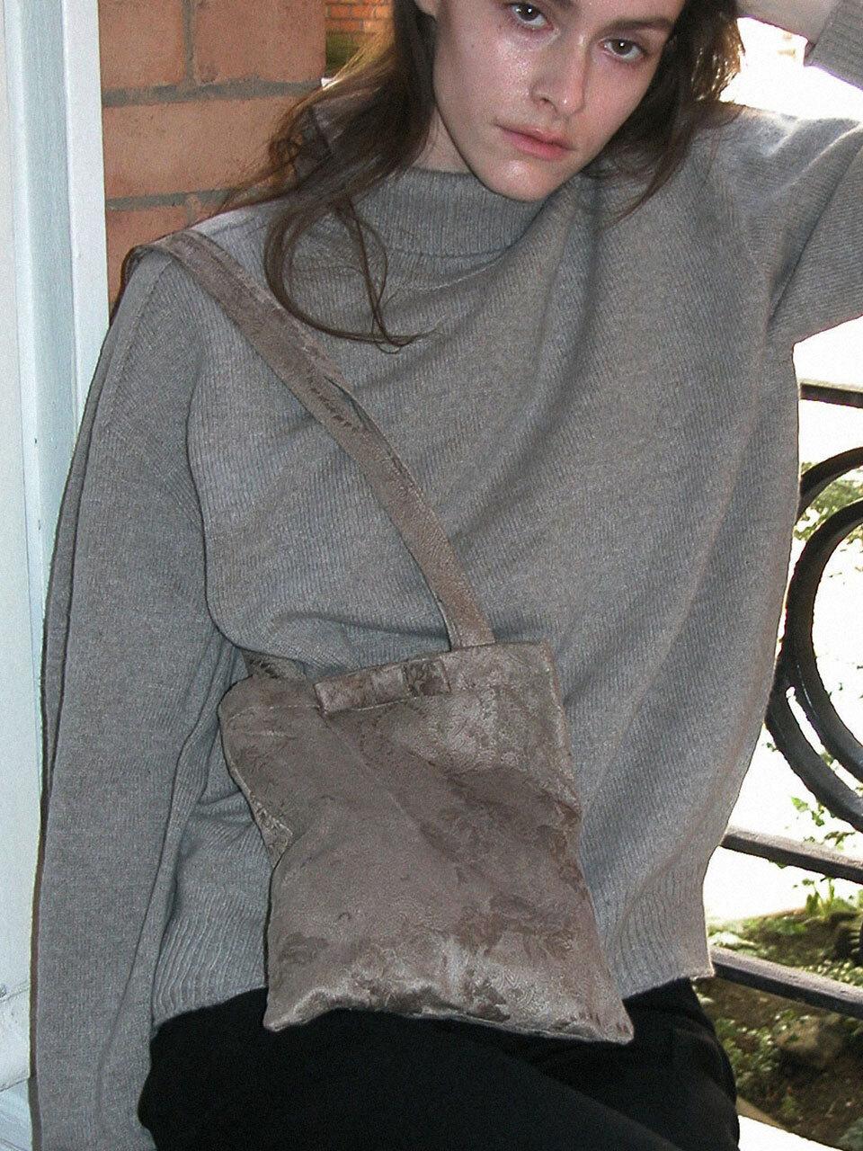 voor Paisley Ribbon Shoulder Bag_Light Brown