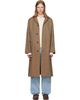vowels vowels Beige Spit Raglan Coat - 1