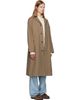 vowels vowels Beige Spit Raglan Coat - 2