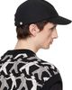 vowels vowels Black Cotton Twill Cap - 3