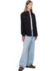 vowels vowels Black Double Pocket Shirt - 4