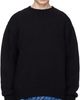 vowels vowels Black Knit Crewneck - 1
