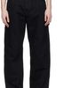vowels vowels Black Overdyed Painter Jeans - 1