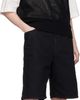 vowels vowels Black Overdyed Painter Shorts - 4