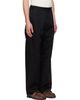 vowels vowels Black Pleated Trousers - 2