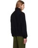 vowels vowels Black Quarter Zip Fleece Sweater - 3