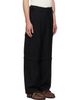 vowels vowels Black Solid Cargo Pants - 2