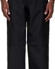 vowels vowels Black Zip-Off Cargo Pants - 1