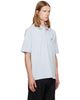 vowels vowels Blue Short Sleeve Pique Polo - 2