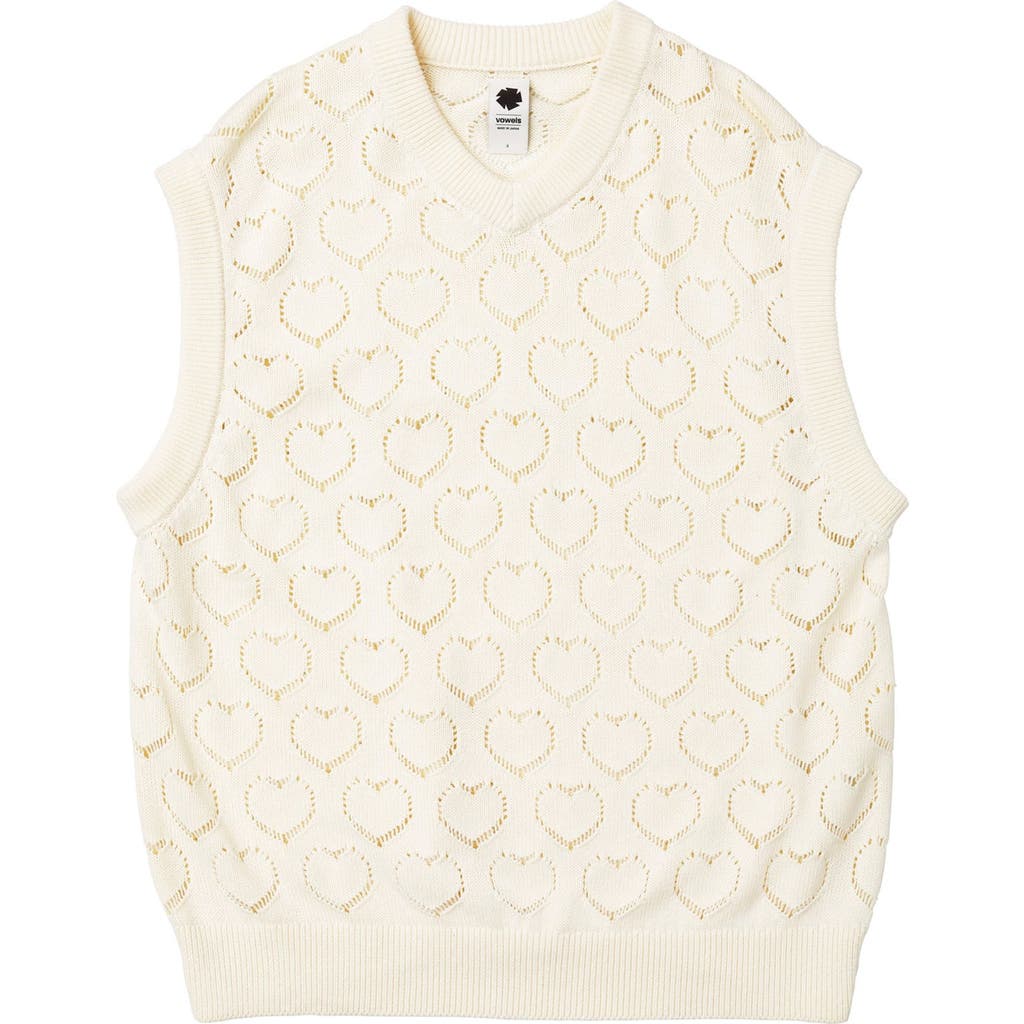 vowels vowels Eyelet Sweater Vest