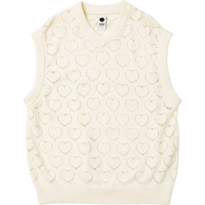 vowels vowels Eyelet Sweater Vest