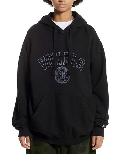 Vowels vowels Faded Collegiate Hoodie