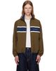 vowels vowels Green Paneled Nylon Jacket - 1