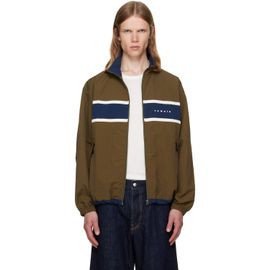 vowels vowels Green Paneled Nylon Jacket