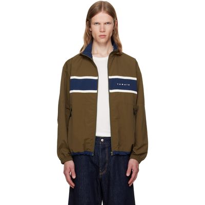 vowels vowels Green Paneled Nylon Jacket