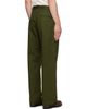 vowels vowels Green Pleated Trousers - 3