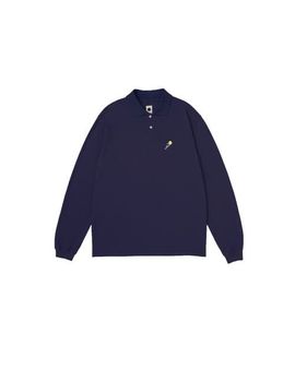 vowels vowels Longsleeve Pique Polo