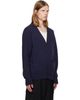 vowels vowels Navy Alpaca Cardigan - 2