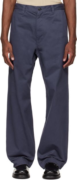 vowels vowels Navy Work Trousers