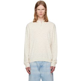 vowels vowels Off-White Eyelet Polo