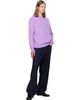 vowels vowels Purple Cable Knit Crewneck Sweater - 4