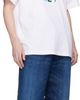 vowels vowels White Flower T-shirt - 4