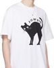 vowels vowels White Kitty T-shirt - 2