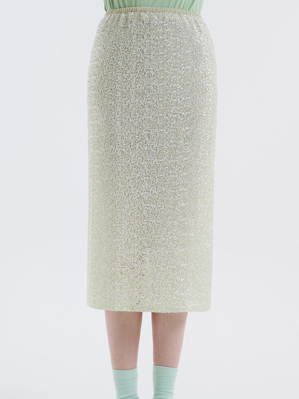 VOYONN 2.5mm Sequin Skirt [Light Green] (0100)