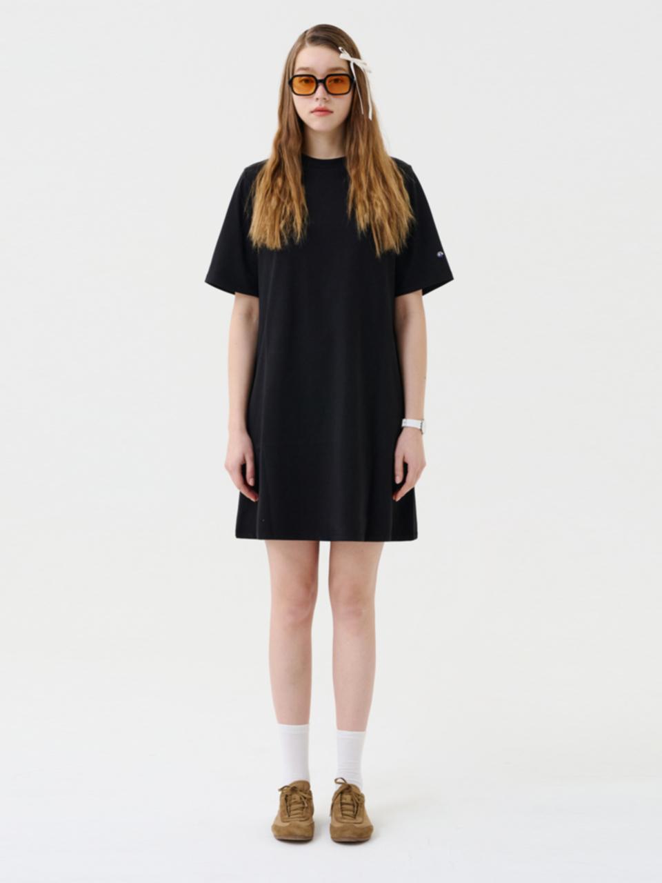 VOYONN Jersey Symbol Mini Dress [Black] (030)