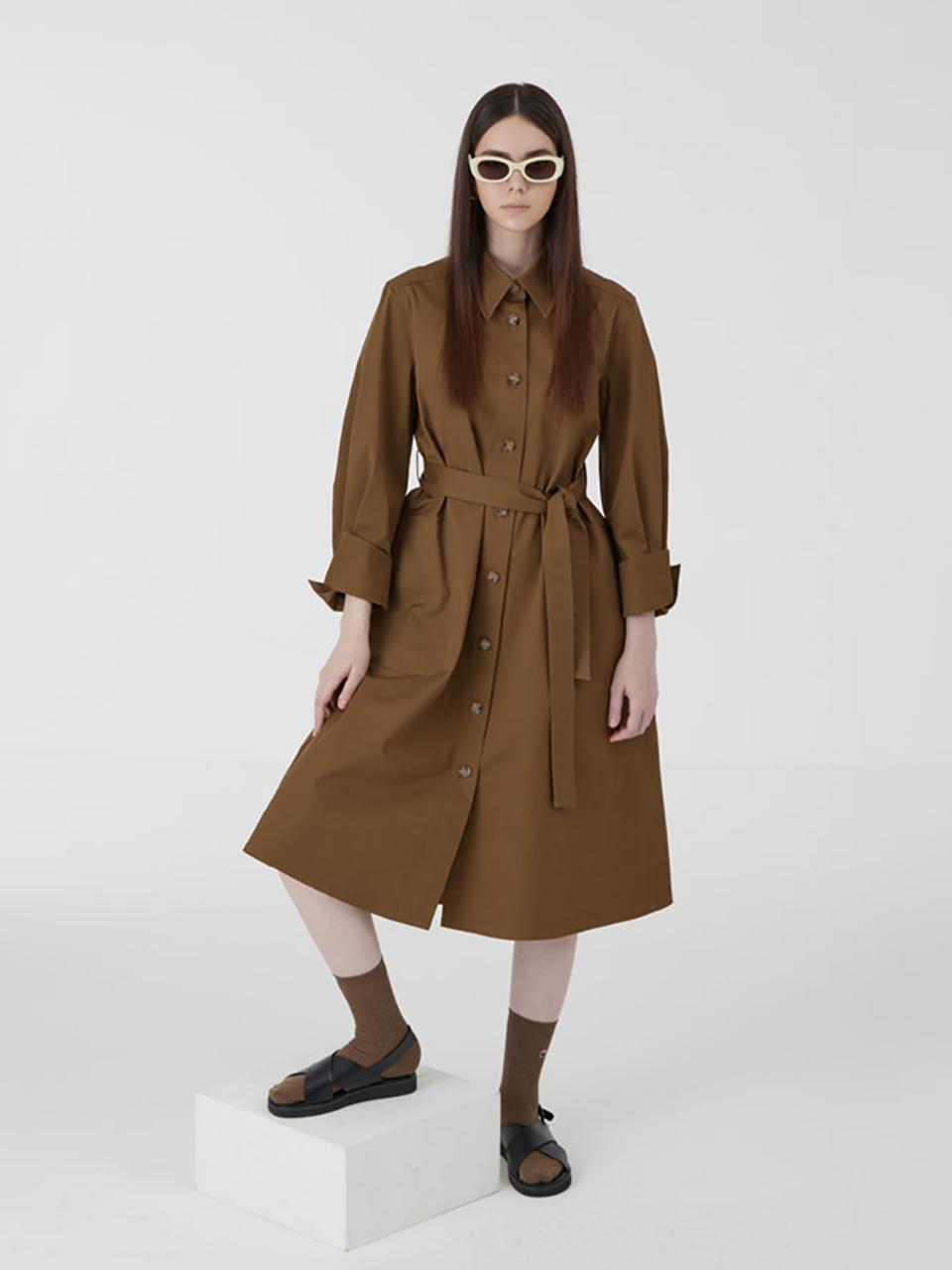 VOYONN Puff Sleeve A-Line Outer Dress (024)