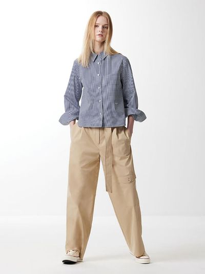 VOYONN Small Check Short Outer Cotton Shirt (0032)