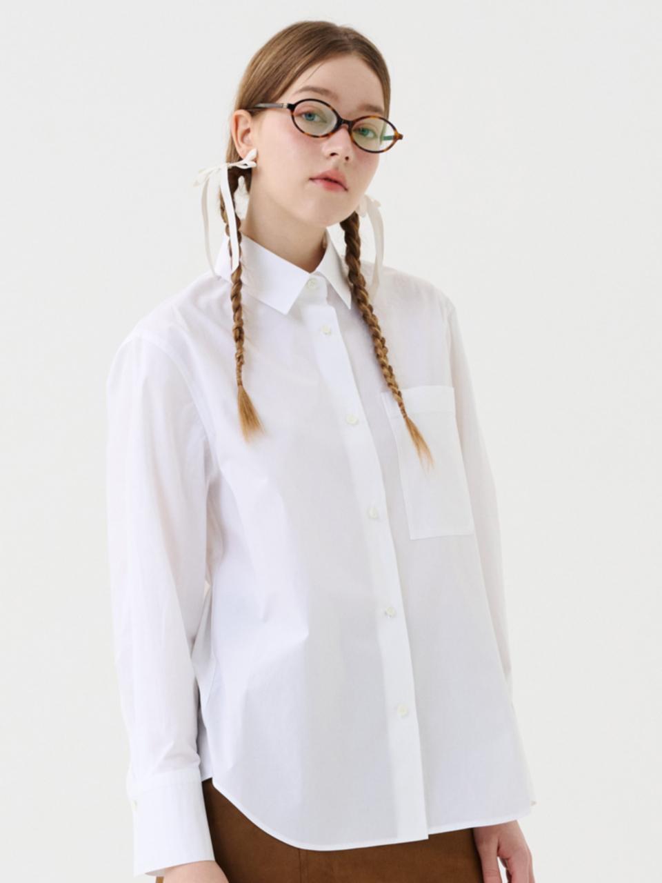 VOYONN Straight Fit Signature Shirt [White] (0022)