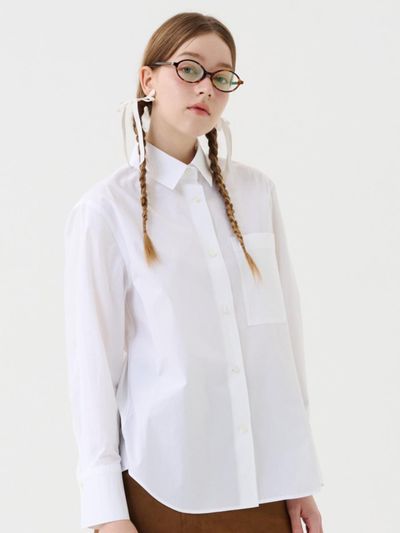 VOYONN Straight Fit Signature Shirt [White] (0022)