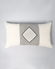 Voz Voz Diamante Lumbar Pillow with Border - 1